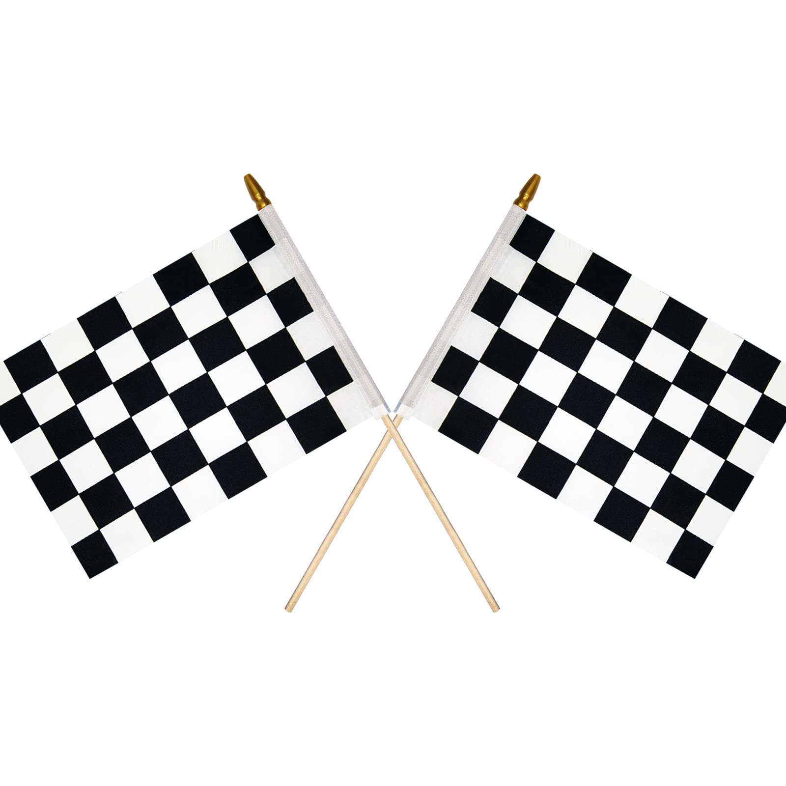超希少 80s CHECKER FLAG USA製 ヴィンテージファブリック Amazon.com : 2Pcs 812inch Checkered Black and White Racing Flags